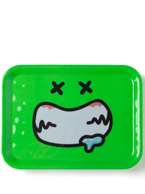 Seletti Monsters Ezio rectangle-shape tray Green 19053