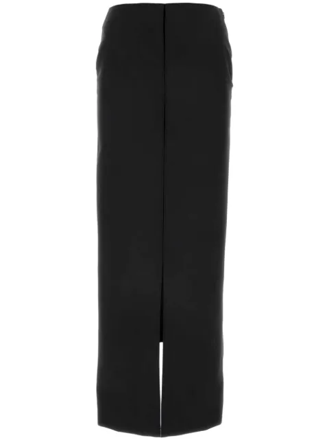 Givenchy front-slit wool-blend maxi skirt Black BW40U5100H