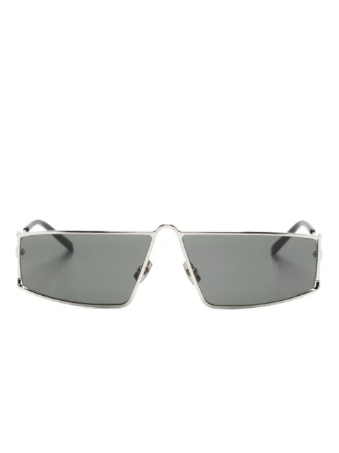 Saint Laurent Eyewear SL 606 rectangle-frame sunglasses Silver SL606