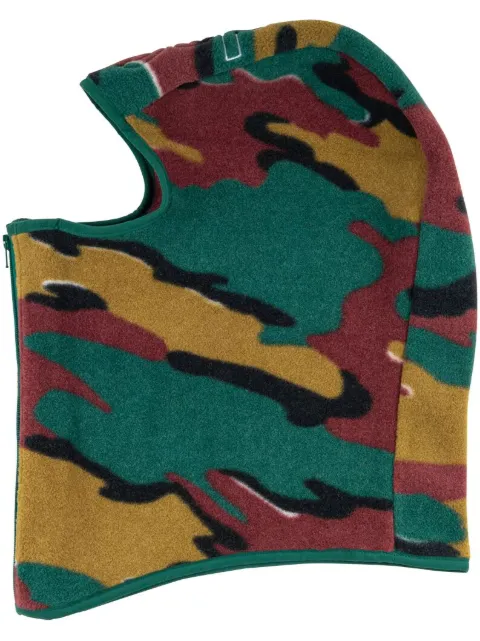 Supreme x Polartec printed zipped balaclava Green SU213
