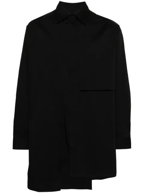 Y-3 layered poplin shirt Black IR7111