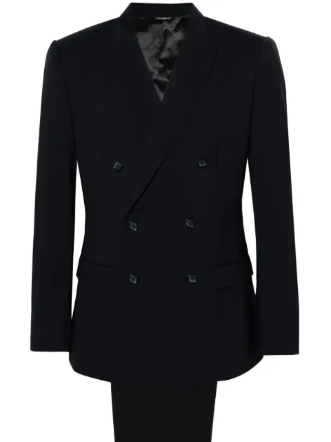 Dolce & Gabbana double-breasted twill blazer Blue GK7SMTGF874