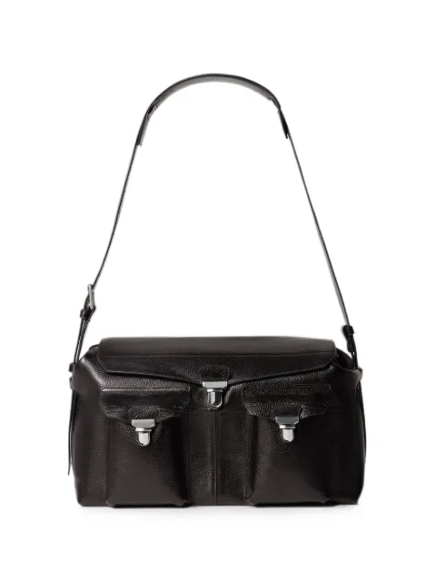 LEMAIRE week-end Gear bag in leather Brown BG0083LL0067