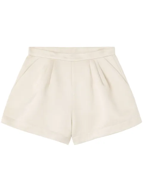 AZ FACTORY Helleborus high-waist shorts Neutrals 23SHO010DU3