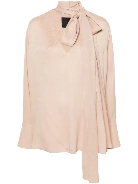 Givenchy scarf-detail silk blouse Pink BW618014W0