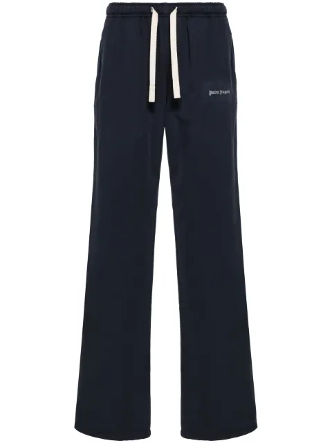 Palm Angels mid-rise straight-leg trousers Blue PMCA141S24FAB0014603