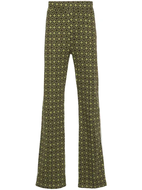 Wales Bonner Power straight-leg track pants Green MS24JE26JE070