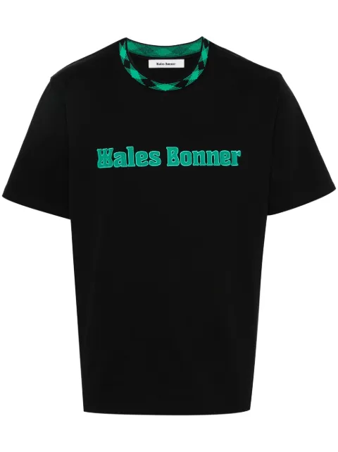 Wales Bonner Original organic cotton T-shirt Black MS24JE16JE01