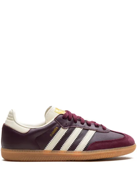 adidas Samba OG " Maroon/Core White/Gold Metallic" sneakers Red ID0477