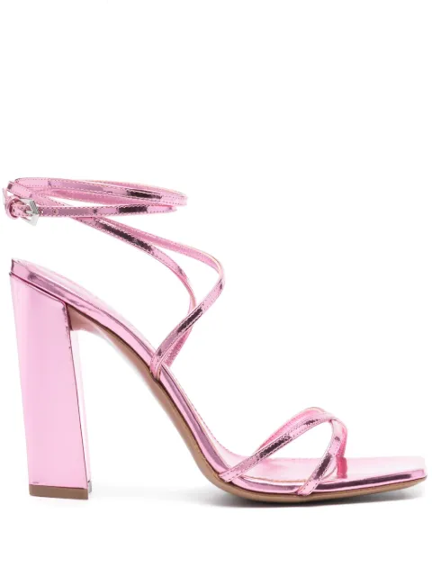 Paris Texas Diana 105mm leather sandals Pink PX1165XNPMR