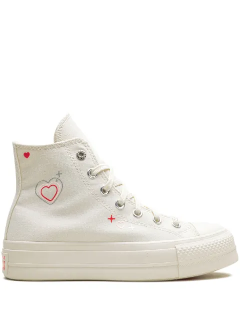 Converse Chuck Taylor All Star Lift Platform High "Y2K Heart" sneakers White A09114C