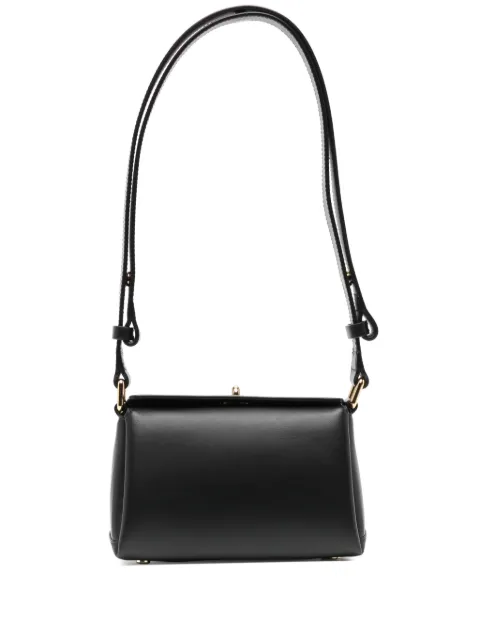 Plan C mini Folded leather shoulder bag Black TRCBF01A00LV047