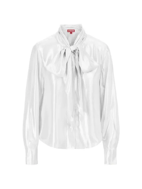 STAUD bow maryn top White 6503737