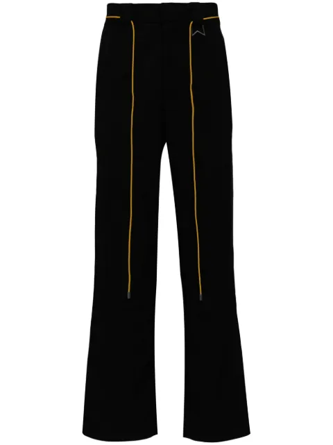RHUDE Classic straight-leg trousers Black RHPF23PA11166269
