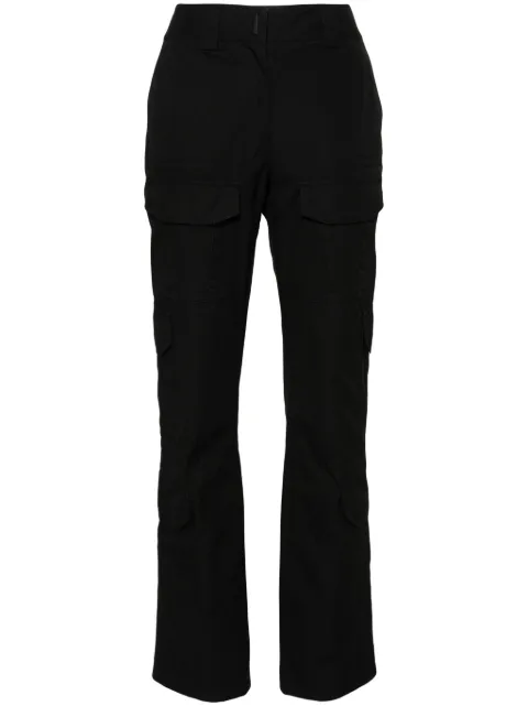 Givenchy fine-check-pattern cargo trousers Black BW511H14TW