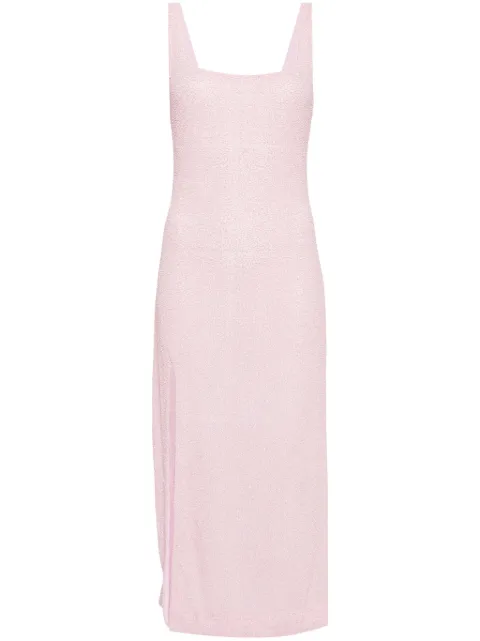 STAUD Le Sable midi dress Pink 22270161