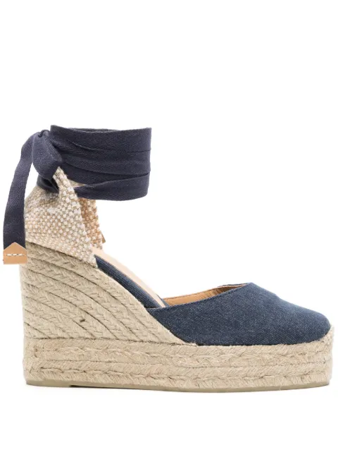 Castañer Carina wedge espadrilles Blue 021641