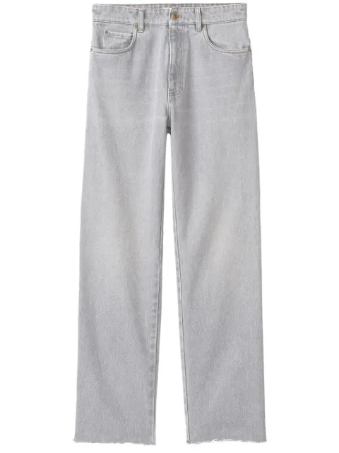 Miu Miu mid-rise straight-leg jeans Grey GWP483S23213LF