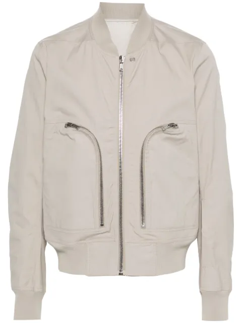 Rick Owens Bauhaus Flight bomber jacket Neutrals RU01D3791TE