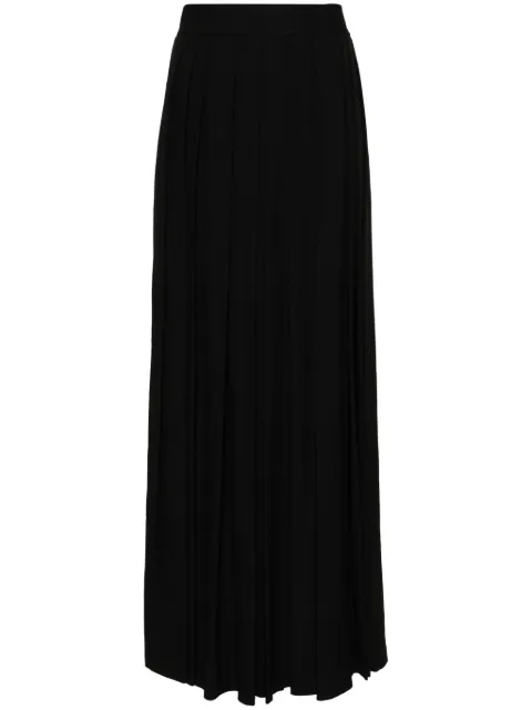 Christian Dior Pre-Owned 1990s pleated maxi skirt Black DIO900PAS