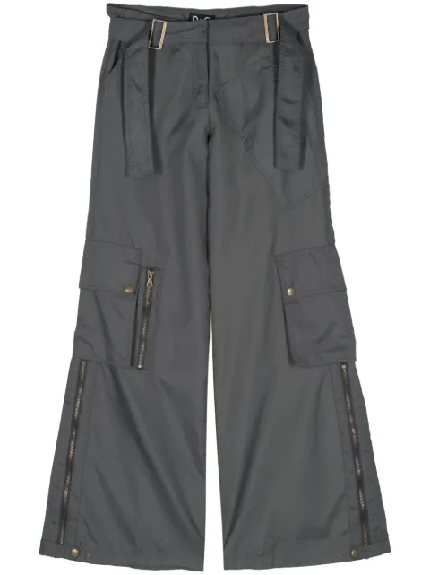 Dolce & Gabbana Pre-Owned 2000s wide-leg trousers Blue DEG250PAN