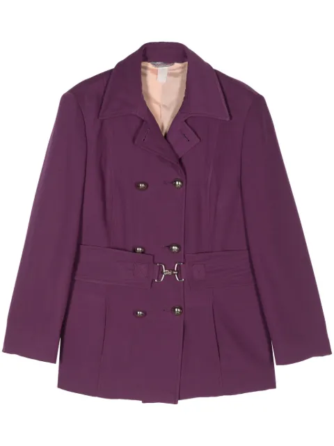 Versace Pre-Owned 2000s double-breasted blazer Purple VER250PAH