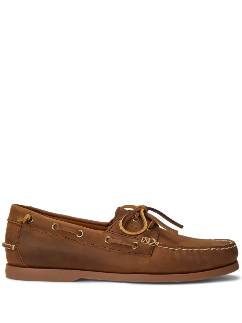 Polo Ralph Lauren Merton leather boat shoes Brown 803932219002