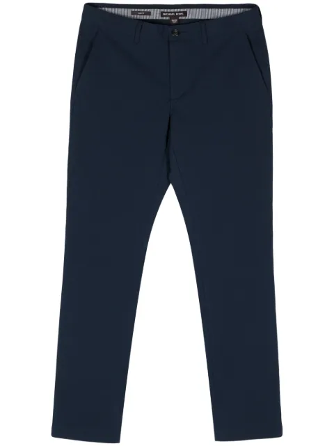 Michael Kors seersucker straight-leg trousers Blue CS4301KDQR