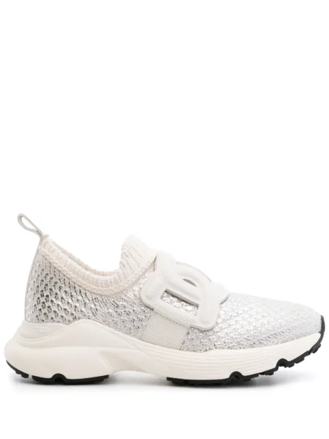Tod's Kate metallic slip-on sneakers White XXW54C0IB90T8Z