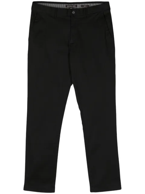 Michael Kors mid-rise straight-leg chinos Black CS4301KDR2