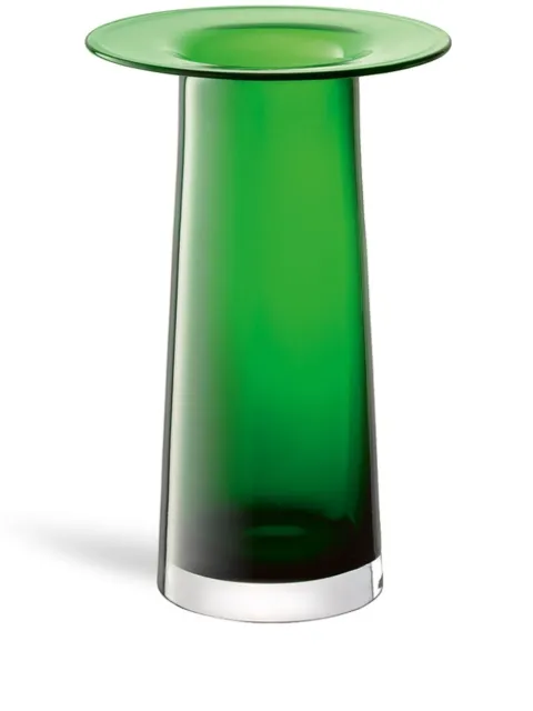 LSA International Victoria glass vase (36cm x 25cm) Green G177036392