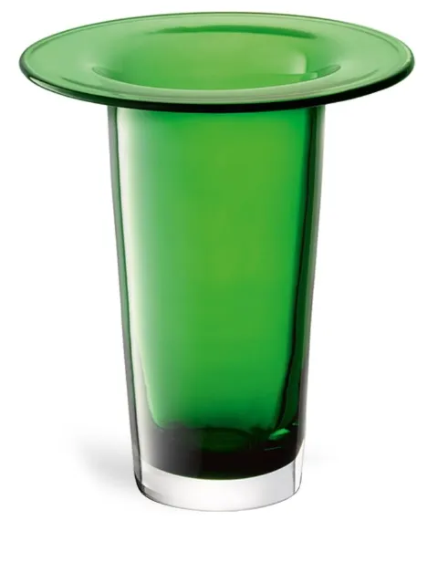 LSA International Victoria glass vase (26cm x 25cm) Green G177026392