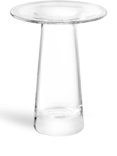 LSA International Victoria glass vase (15cm x 12cm) Neutrals G177015301