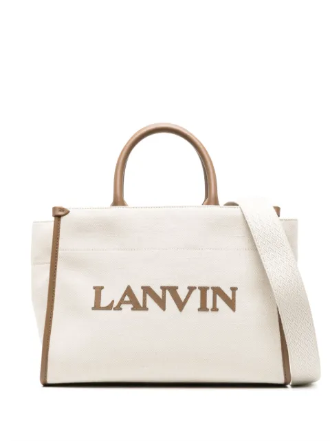 Lanvin small In&Out tote bag Neutrals LWBGTC01CAN1P24