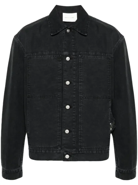 1017 ALYX 9SM buckle-detail shirt jacket Black AAUOU0470FA01