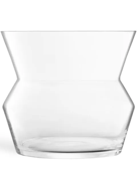 LSA International medium Sculpt glass vase (23cm x 26cm) Neutrals G177123301