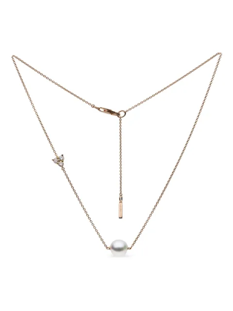 AUTORE MODA Saskia rose gold-vermeil pearl necklace Pink 9358762004905
