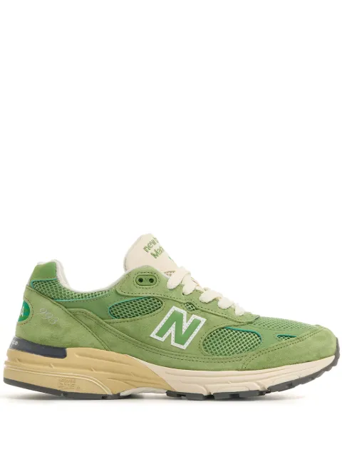 New Balance logo patch panelled sneakers Green U993GW