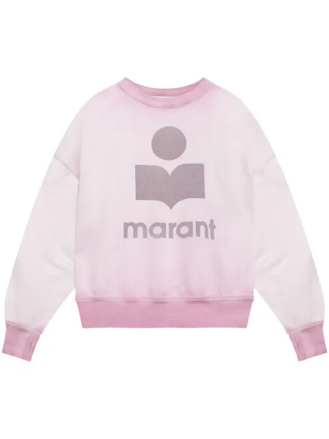 MARANT ÉTOILE Mobyli logo-print sweatshirt Purple SW0011FBB3M07E