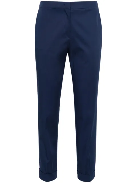 ETRO stretch-cotton cropped trousers Blue WREA000299TUEG0