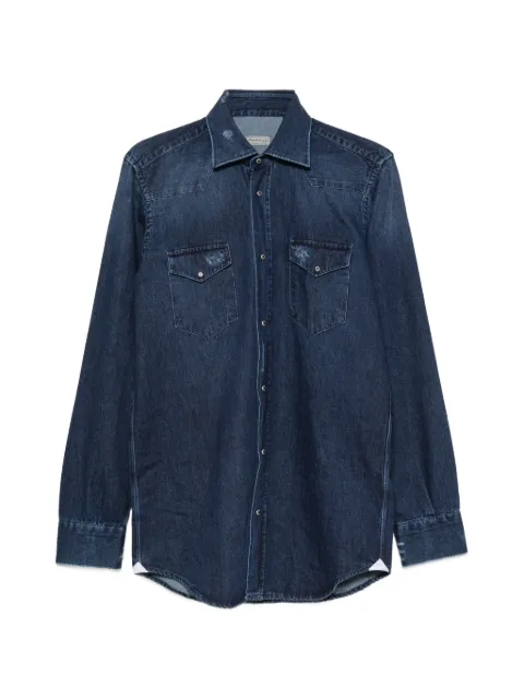 SARTORIO NAPOLI panelled denim shirt Blue SCC0001SH2965
