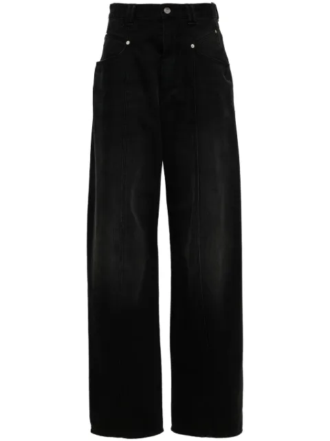 ISABEL MARANT Vetan high-rise wide-leg jeans Black PA0045FBB1H06I