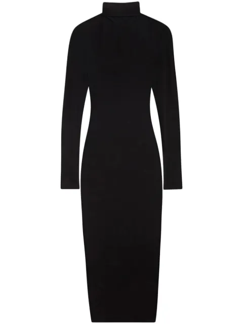 ISABEL MARANT Vanessa roll-neck midi dress Black RO0579FAB3K01I01BK