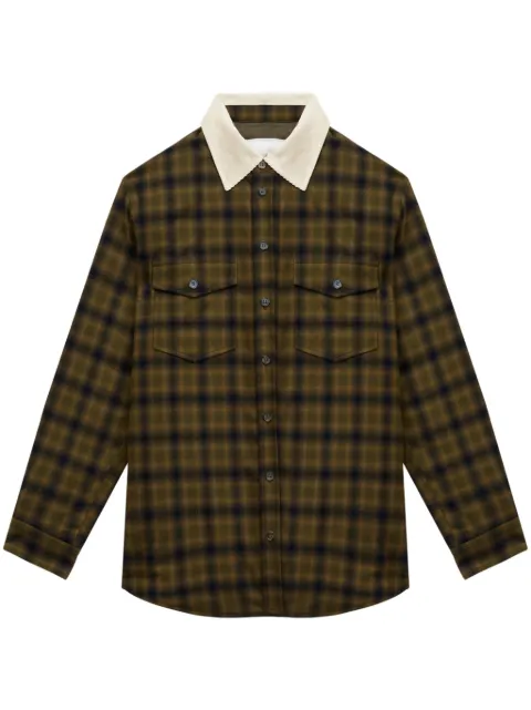 MARANT Steeve shirt jacket Green VE0378HAB3I01H