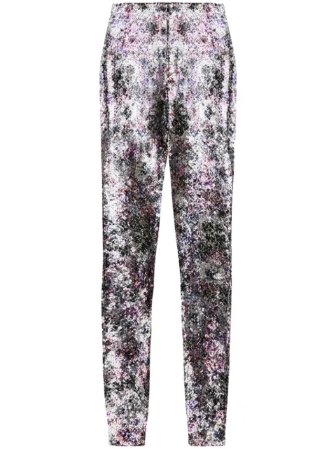 ISABEL MARANT Bella sequinned leggings Silver PA0378FAB3G01I