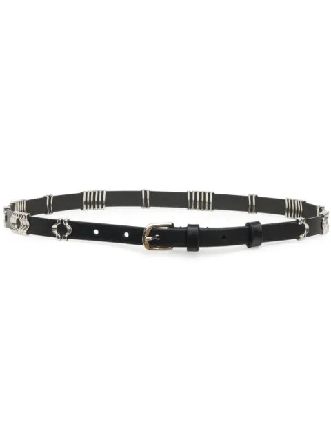 ISABEL MARANT Odena leather belt Black CE230BFAA1A01A