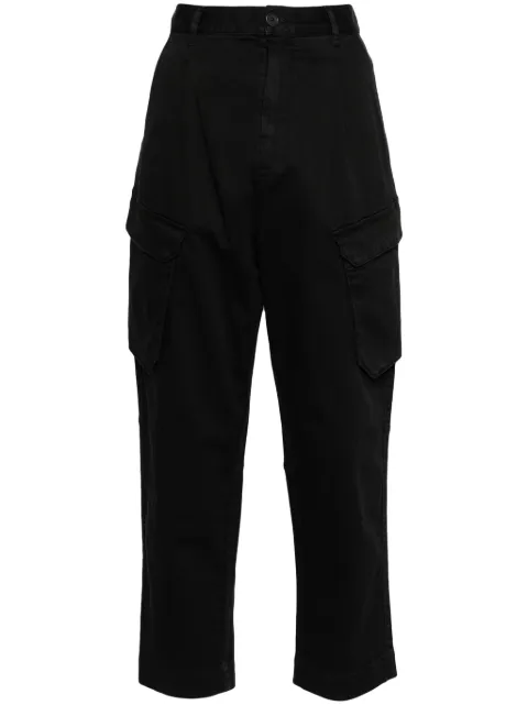 Semicouture tapered-leg cargo trousers Black Y4SO33