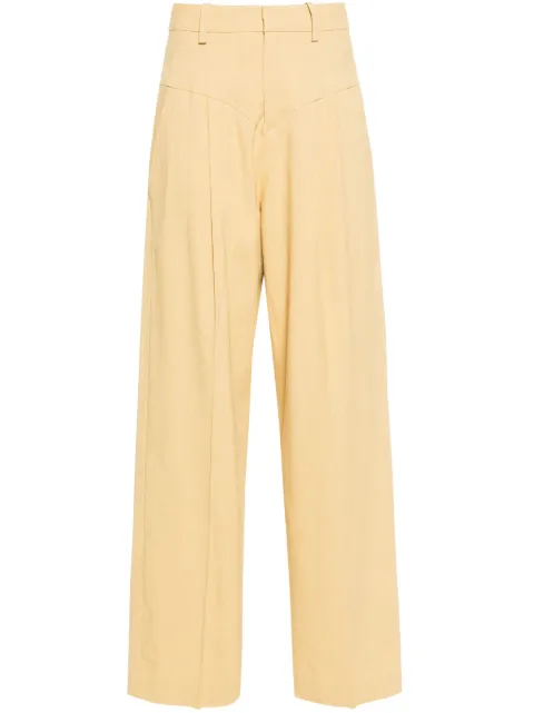 ISABEL MARANT Staya straight-leg trousers Brown PA0270FBB1F04I