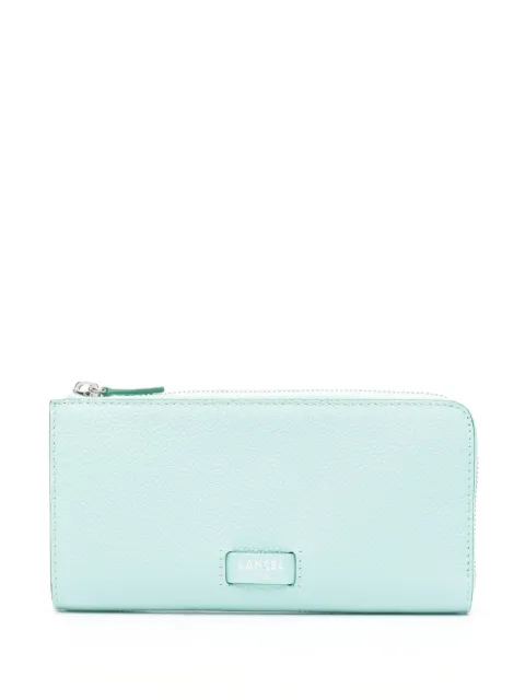 Lancel zip-up wallet Blue A12847
