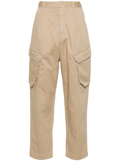 Semicouture tapered-leg cargo trousers Neutrals Y4SO33